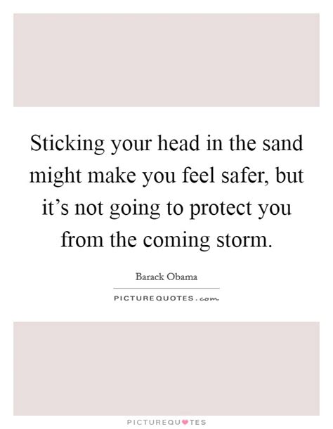 Head In The Sand Quotes And Sayings Head In The Sand Picture Quotes
