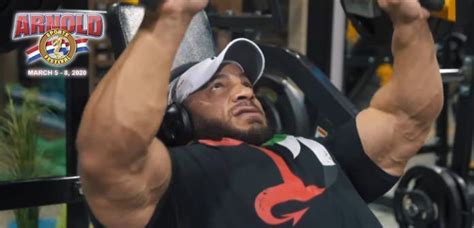 2020 Arnold Classic Usa Big Ramy Trains Chest 9 Weeks Out