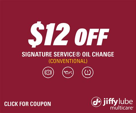 Coupons Jiffy Lube Southeast