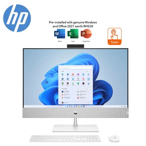 Hp Pavilion 24 Ca1013d 238” Fhd Touch All In One Desktop Pc White I5