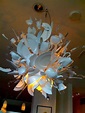 Up-cycled broken china turned into functional art | Diy chandelier ...