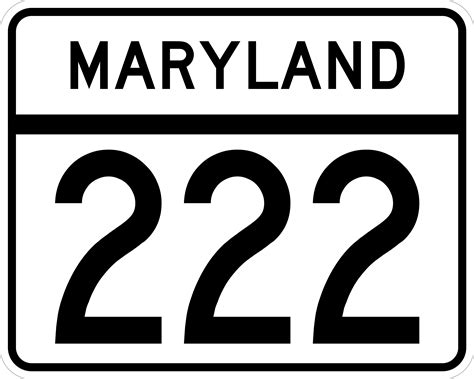 Filemd Route 222svg Wikimedia Commons