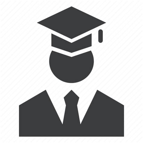College Degree Graduate Graduation Hat School Student Icon