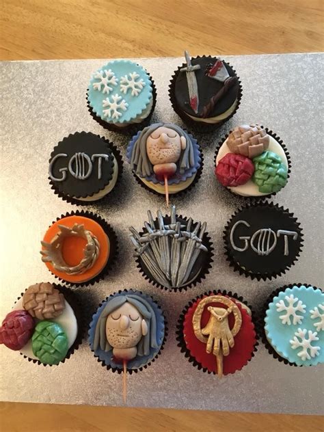 Game Of Thrones Cupcakes Winter Is Coming Tarta De Juego De Tronos