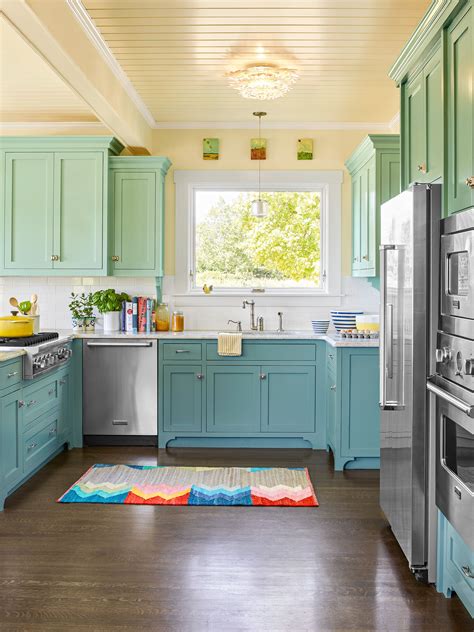 Love The Different Colored Cabinets Kitchen Colors Home Remodeling