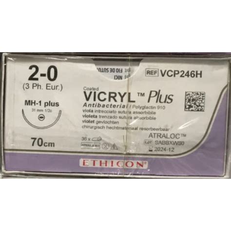 Chỉ Phẫu Thuật Vicryl 2 0 Một Kim Lục Giác Mh 1 Plus 31mm 12c