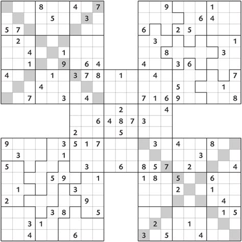 Sudoku ist eines der beliebtesten denksportaufgaben aller zeiten. Samurai-Sudoku schwer 16 - Samurai-Sudoku - derStandard.at ...