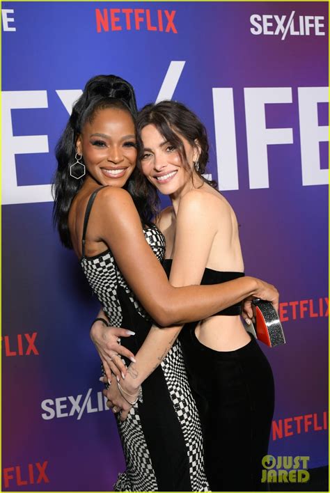 Sexlife Stars And Real Life Couple Adam Demos And Sarah Shahi Look So In Love At Netflixs Season