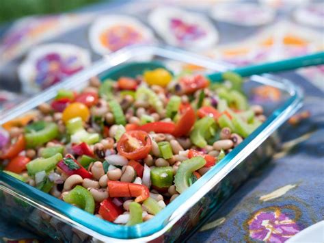 The holiday season is officially in full swing, and so are all the parties that come along with it. Spicy Black-Eyed Pea Salad Recipe | Trisha Yearwood | Food ...