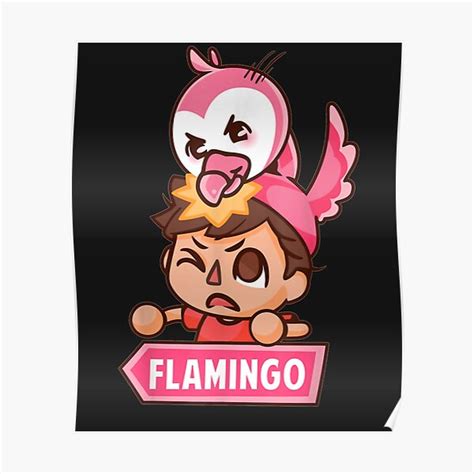 Flamingo Albert Poster For Sale By Nanystarart Redbubble