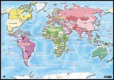Mapa Del Mundo World Map Weltkarte Peta Dunia Mapa Del Mundo Earth Map Kulturaupice