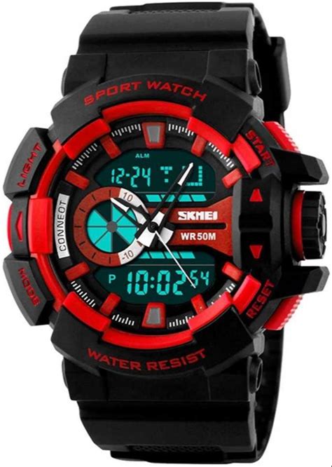 Skmei Original 1117 Red Sports Watch For Boys At Rs 260piece फैशन