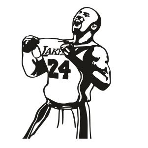 Kobe bryant lakers jersey #24. Kobe Bryant Logo SVG | Kobe Bryant Symbol svg cut file ...
