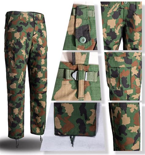 Xinxing Jungle Woodland Camouflage Bdu Uniform Tc 65polyester 35