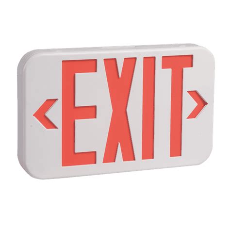 5 Pack Led Emergency Exit Sign Red Single Or Double Sided