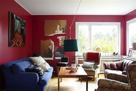 √ 30 Blue And Red Living Room Idea In 2020 Red Living Room Walls
