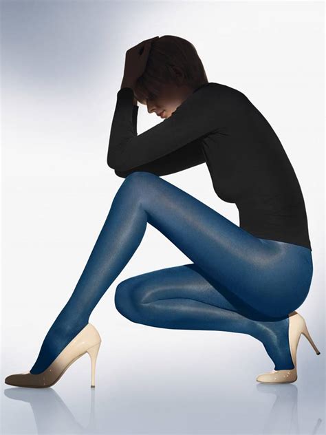WOLFORD SATIN TOUCH Glossy Shiny Shimmery SHEER TO WAIST Pantyhose Tights M EBay