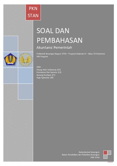 Maybe you would like to learn more about one of these? Contoh Soal Dan Jawaban Jurnal Akuntansi Pemerintahan ...