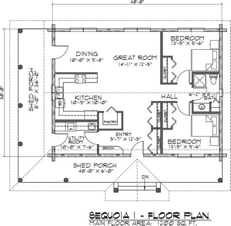 Wow One Story Log Cabin Floor Plans New Home Plans Design