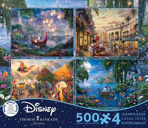 Buy Ceaco In Multipack Thomas Kinkade Disney Dreams Collection Tangled Mickey And