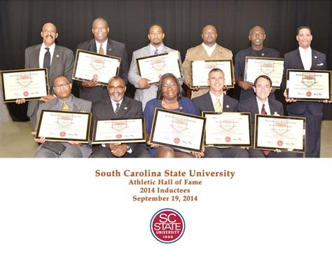 Sc State 2014 Athletics Hall Of Fame Class Honored