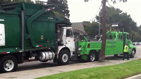 Front Loader Garbage Truck Trash Tow Youtube