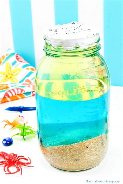 Fill the bottle mostly full with water. Ocean Science for Kids - Easy Ocean Life Experiment Kids ...