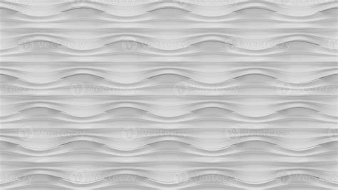 White Wave Pattern Stands Out On The Background Horizontal Wave Wall