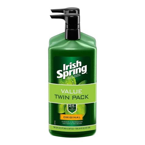 Irish Spring Body Wash With Pump Original 32 Oz Pack Of 2