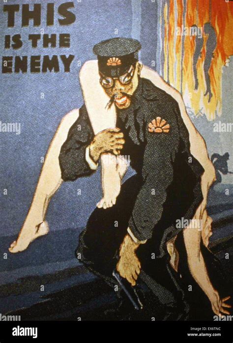 Affiche De Propagande Les Cest Lennemi 1942 Photo Stock Alamy