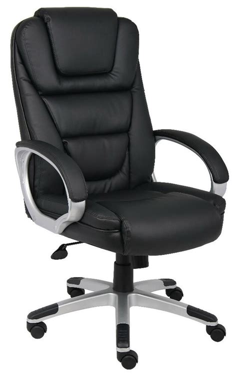 Shop over 1,100 top black leather office chair and earn cash back all in one place. BLACK LEATHER DESK OFFICE CHAIR EXECUTIVE STYLE/NO TOOLS ...