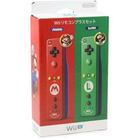Wii Remote Control Plus Set Marioluigi Wii Remote Super Mario 3d