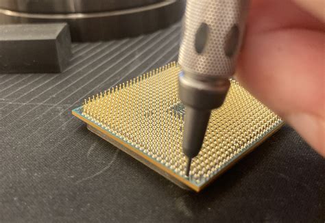 How To Repair Bent Amd Cpu Pins With A Mechanical Pencil Extremetech