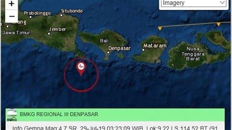 Berita terkini/terbaru/hari ini senin, 13 juli 2020. Gempa Bumi Terkini: Berkekuatan 6,6 Magnitudo Guncang Bali ...