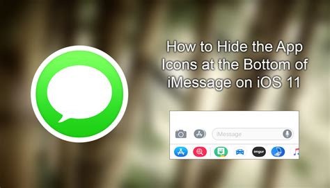 This not only gives your ‌iphone‌ a tidier look and feel, but it also serves to bring the app library closer to your initial ‌home screen‌, making it that. How to Hide the App Icons at the Bottom of iMessage on iOS 11.