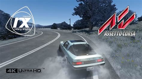 Assetto Corsa Mazda RX 7 FB Drift Lap Creme Brulee Island Track UHD 4K