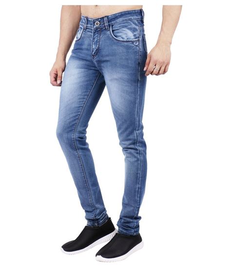 Allencpr Blue Slim Jeans Buy Allencpr Blue Slim Jeans Online At Best