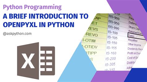 Openpyxl In Python A Brief Introduction AskPython