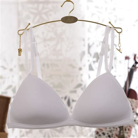 Girls Puberty Small Size Bra 100 Percent Cotton Bralette No Wire Free Bras For Teenage Girls