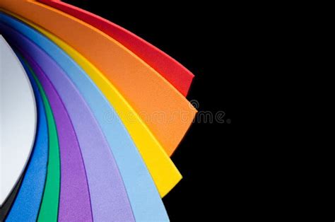 Rainbow Colorful Paper Stock Image Image Of Objects 24702683