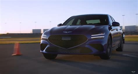 Updated 2022 Genesis G70 Proves Its Mettle On The Track Carscoops