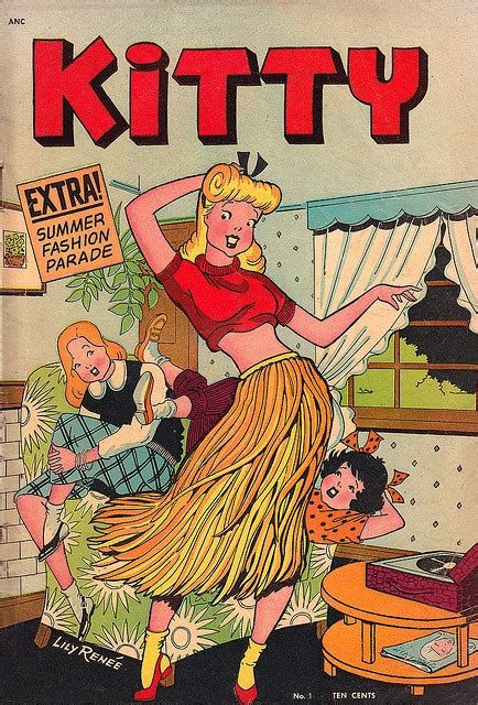 Summer Fashion Parade 1940s Comic Book Vintage Comics Old Comic