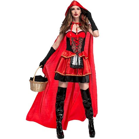 Buy Takerlama 2017 Sexy Adult Little Red Riding Hood Costume For Women Fancy