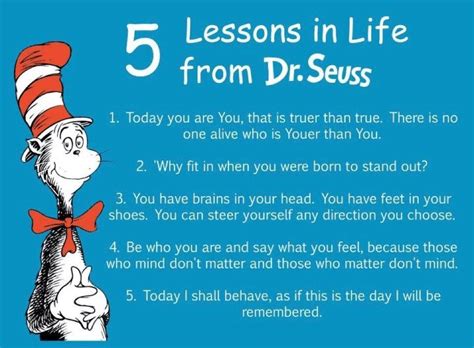 Five Lessons In Life From Dr Seuss Kat And Her Blog