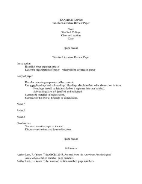 This is an apa 7th edition format tutorial on how to use headings and subheadings. Apa literature review_quick_guide