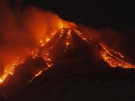 Mount Etna Erupts Spewing Ash And Lava Into Italian Sky All You Need