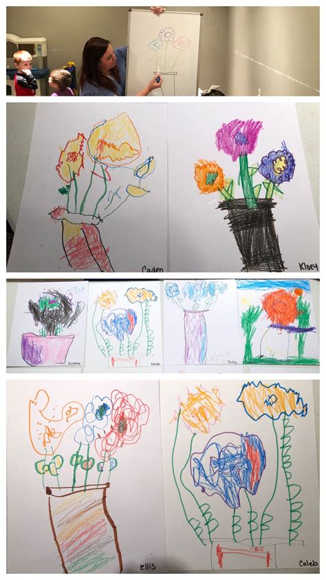 Spring Directed Drawing Pre K Directed Drawing Flowers Directed