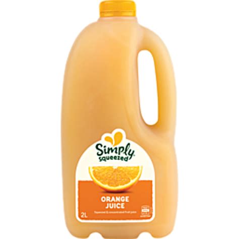 Simply Squeezed Juice Orange 2l Prices Foodme