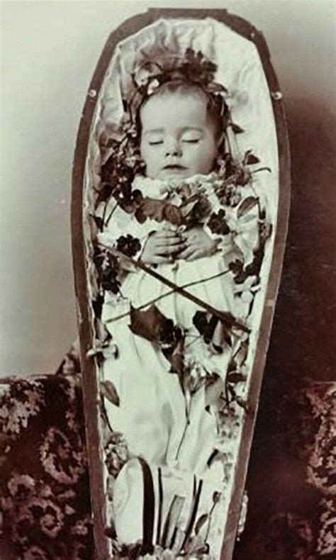 Antique Post Mortem Infant Casket Photo 320 Oddleys Strange And Etsy