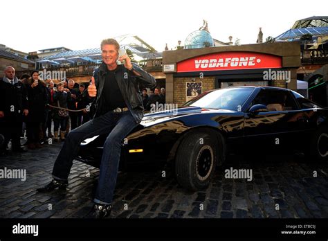 David Hasselhoff And Kitt Today Launch Vodafones 1984g Street A 1980s